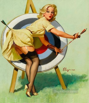  Chicas Arte - Pin Up Girl Girls impresionista
